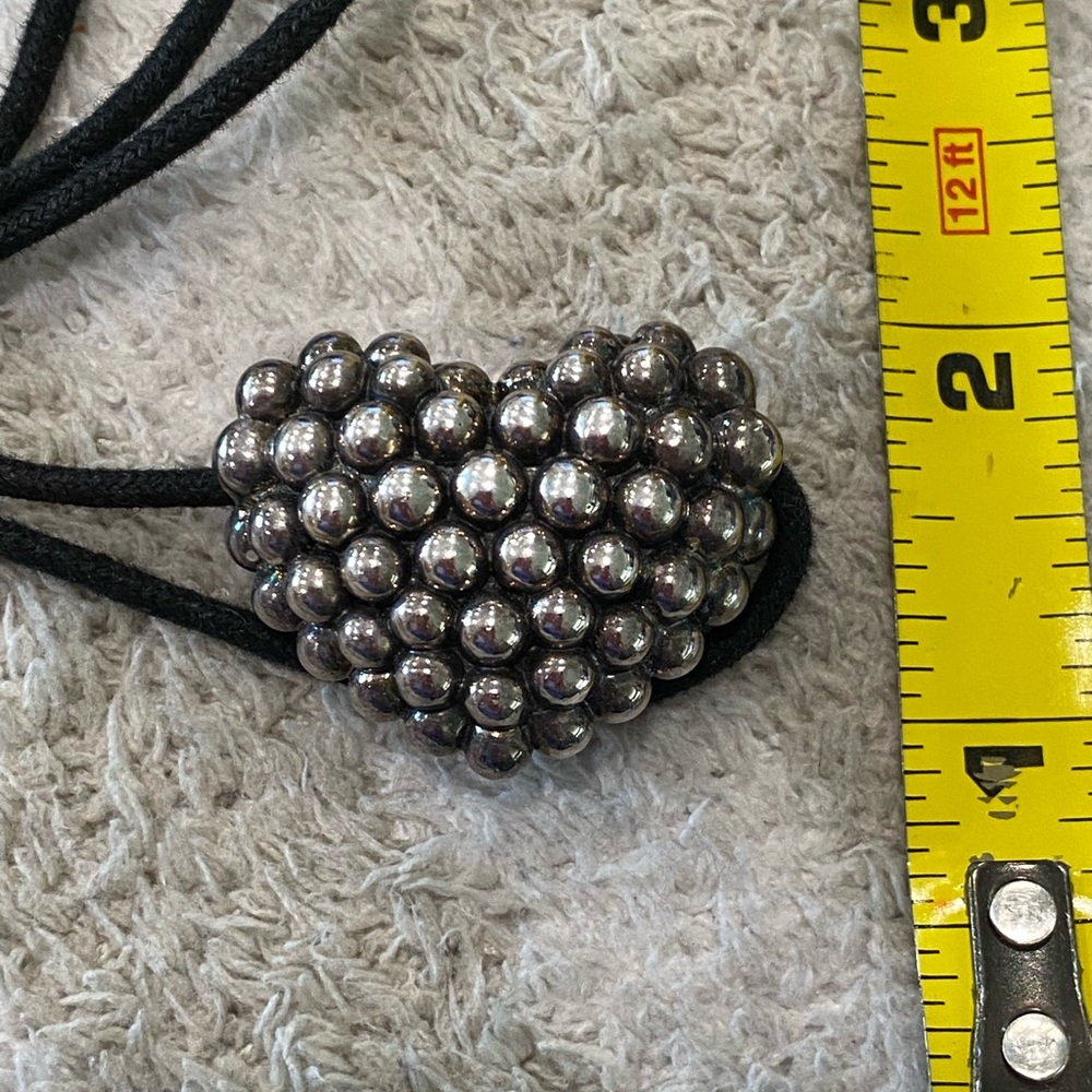 LAGOS Extra Large Caviar Heart Cord Necklace - Picture 3 of 6